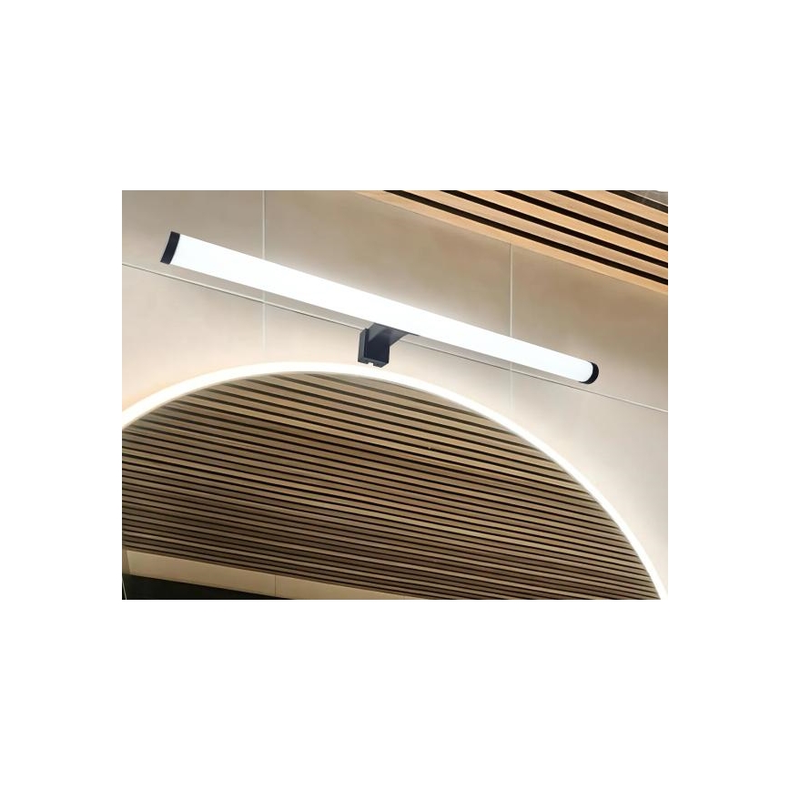 Aplica LED pentru oglindă de baie LED/12W/230V 59,5 cm IP44 neagră