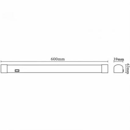 Aplică LED pentru oglindă de baie LED/15W/230V 4000K IP44