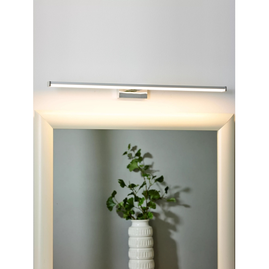 Aplică LED pentru oglindă de baie Lucide 79297/12/12 ONNO LED/11W/230V 60 cm IP44 crom lucios