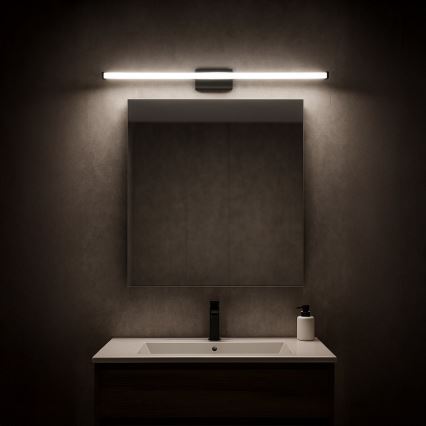 Aplică LED pentru oglindă de baie MIRORE LED/10W/230V 60 cm IP44 negru