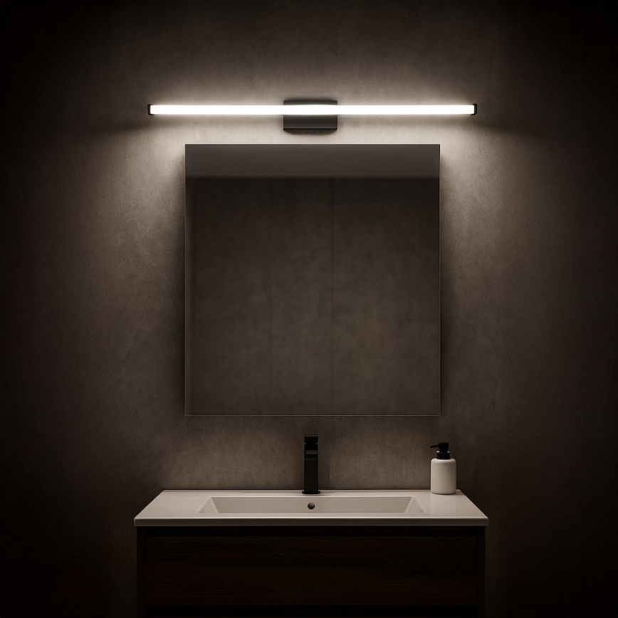 Aplică LED pentru oglindă de baie MIRORE LED/10W/230V 60 cm IP44 negru
