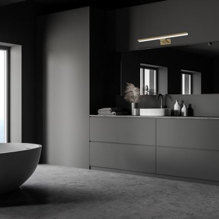 Aplica LED pentru oglindă de baie SHINE LED/13,8W/230V 60 cm IP44 alamă