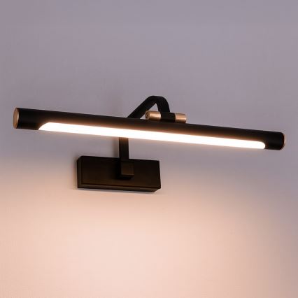 Aplica LED pentru oglindă de baie VINCI, 12 W, 230 V, 40 cm, IP44, negru