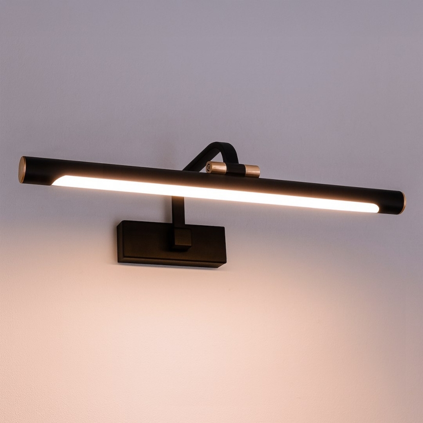 Aplica LED pentru oglindă de baie VINCI, 15W, 230V, 60 cm, IP44, neagră