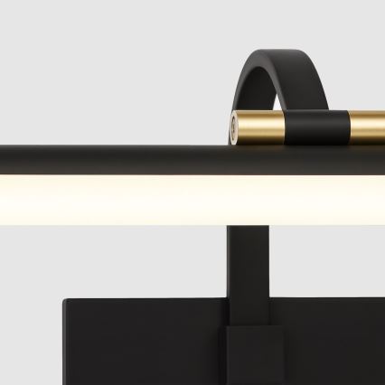 Aplica LED pentru oglindă de baie VINCI, 15W, 230V, 60 cm, IP44, neagră