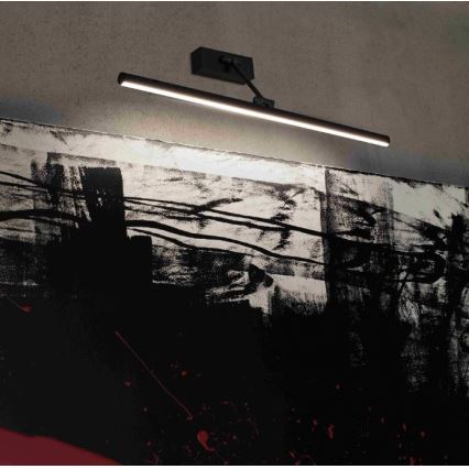 Aplică LED pentru oglindă MARGITTE LED/12W/230V neagră FARO 61088