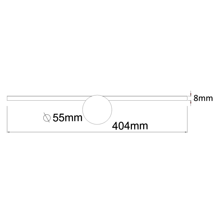 Aplică LED pentru oglindă de baie Zuma Line LED/6W/230V 40 cm IP44 crom