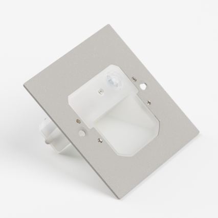 Aplica LED pentru scări cu senzor de mișcare și de crepuscul LED/1,5W/230V 3000/4000/6000K gri
