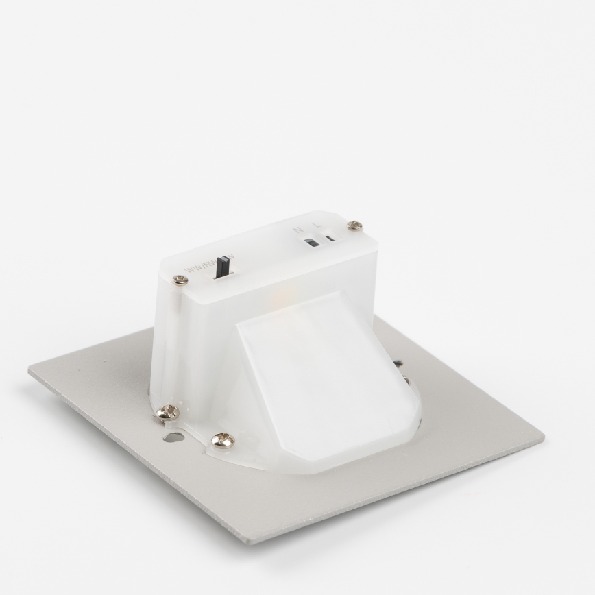 Corp de iluminat LED pentru scară cu senzor de mișcare și de amurg LED/1,5W/230V 3000/4000/6500K gri