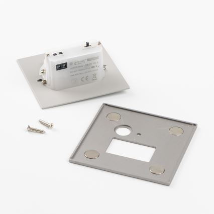 Corp de iluminat LED pentru scară cu senzor de mișcare și de amurg LED/1,5W/230V 3000/4000/6500K gri