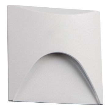 Aplica LED pentru scări EXIN, LED/2,5W/230V 3000K IP65, alb, pătrat