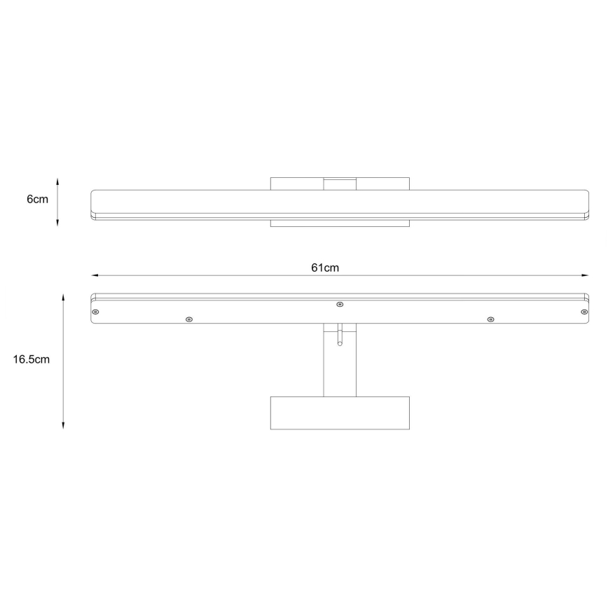 Aplică LED pentru tablouri BETHAN LED/13W/230V IP21 albă Lucide 48200/12/31