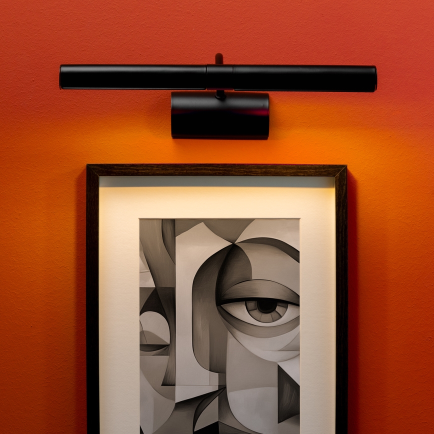 Aplică LED pentru tablouri Brilagi DANAE 2xE14/4W/230V 3000K negru