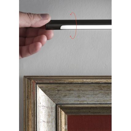 Aplică LED pentru tablouri KENDO Redo 01-3465 LED/6W/230V 34,4 cm CRI 92 negru