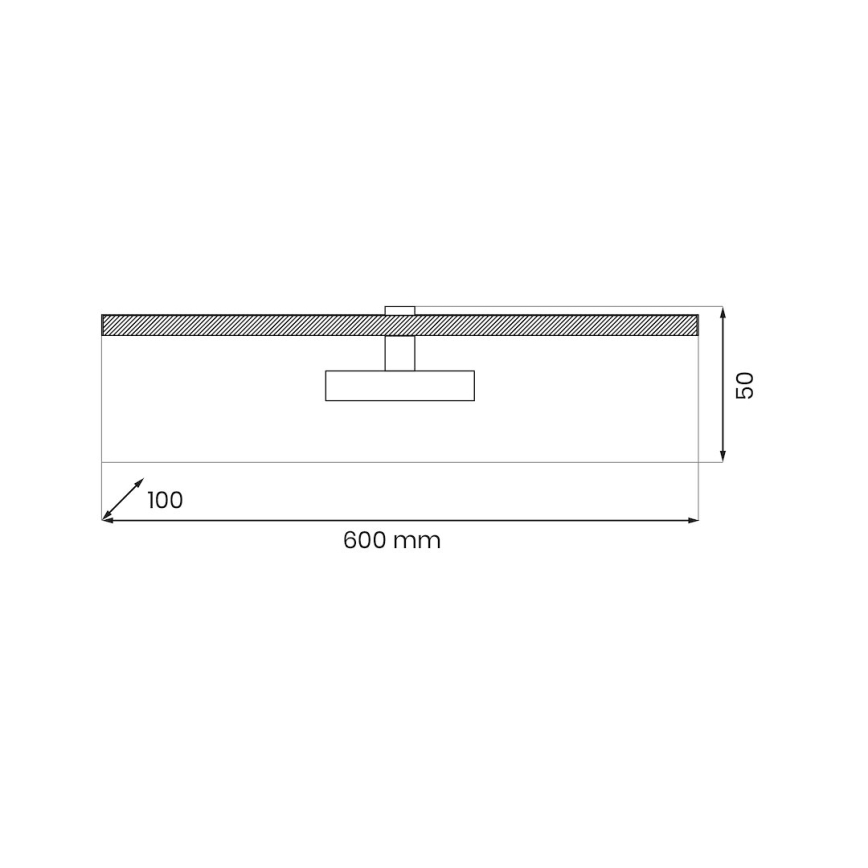 Aplică LED pentru tablouri PRADO LED/11W/230V negru