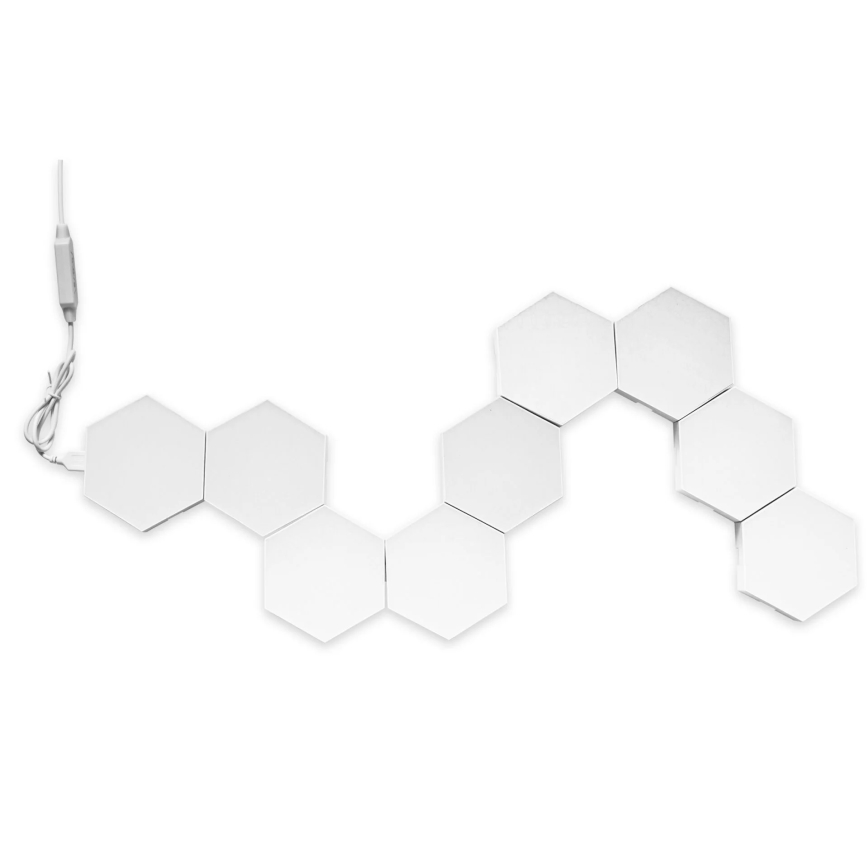 SET 9x aplică LED RGBW decorativă dimabilă MAYA LED/1W/230V + telecomandă