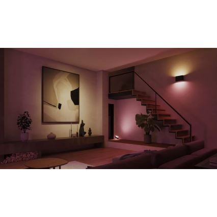 Aplică LED RGBW dimabilă de exterior Philips Hue DYMERA 2xLED/10,2W/230V 2000-6500K IP44