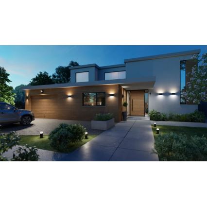Aplică LED RGBW dimabilă de exterior Philips Hue DYMERA 2xLED/10,2W/230V 2000-6500K IP44