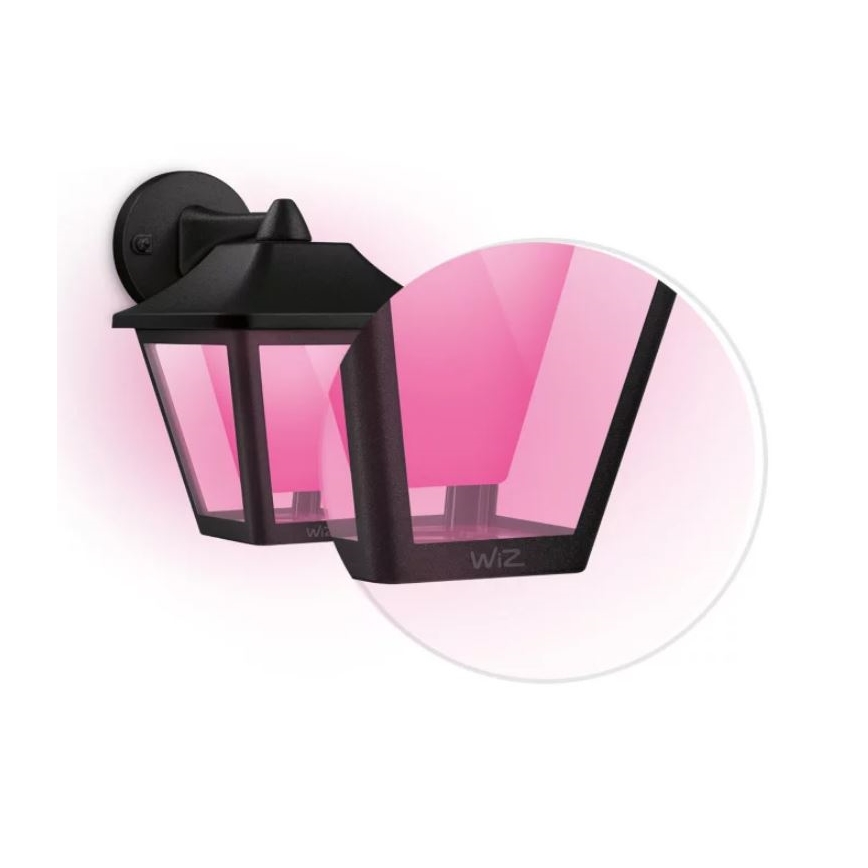 Aplică LED RGBW dimabilă de exterior WiZ LED/9,5W/230V 2700-5000K IP44 Wi-Fi