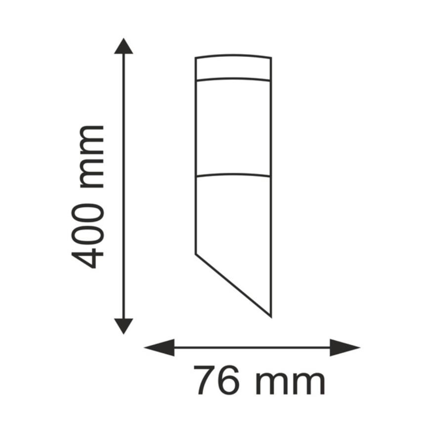 Aplică LED RGBW reglabilă pentru exterior LIVIA 1xE27/6,5W/230V 2700-6500K Wi-Fi IP44 argintie