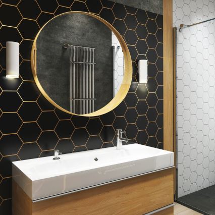 Aplică de perete LED RGBW pentru baie TURYN, reglabilă, 1xGU10/6W/230V 3000K Wi-Fi IP44 alb