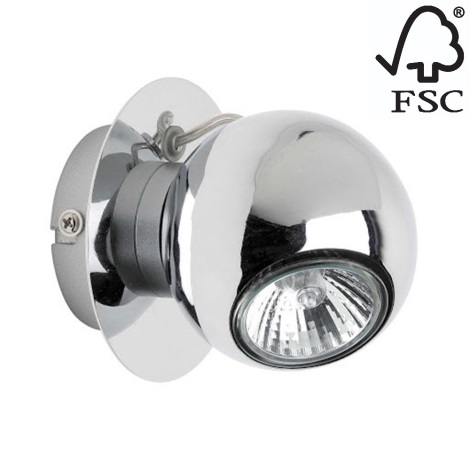 Aplică LED SERGIO 1xGU10/4,5W/230V – certificat FSC