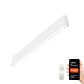 Aplică LED SMART LINEA albă LED/40W/230V Immax NEO 07137-W + telecomandă 76 cm Tuya ZigBee