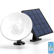 Aplică LED solară Aigostar cu senzor LED/3,2V 3000K/4000K/6500K IP65 + telecomandă