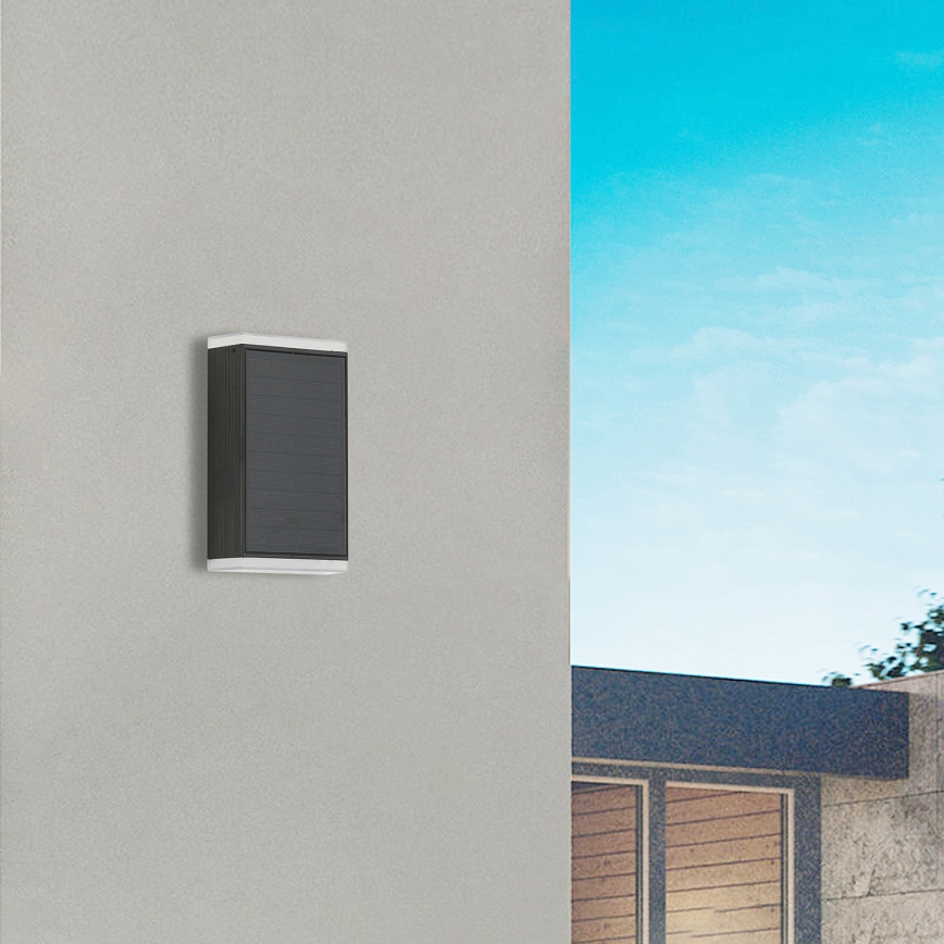 Aplică LED solară Brilagi SUN GUARD LED/2W/3,7V 2000 mAh IP45