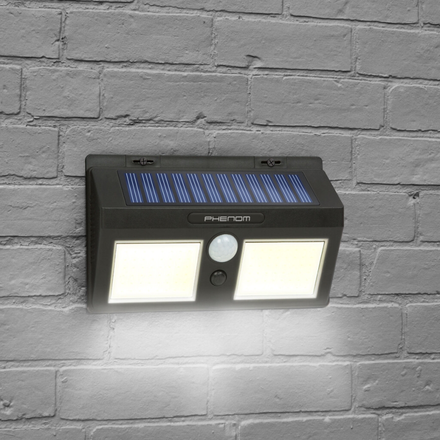 Aplică LED solară cu senzor 2xLED/2,5W/5,5V IP65