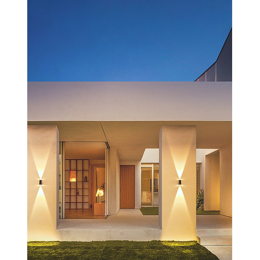 Aplică LED solară cu senzor LED/2W/5V IP54 1300 mAh