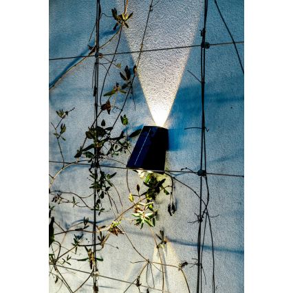 Aplică LED solară cu senzor LED/2W/5V IP54 1300 mAh