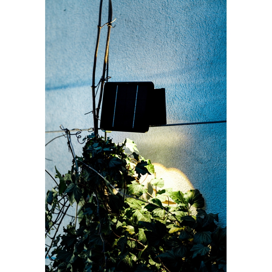 Aplică LED solară cu senzor LED/2W/5V IP54 1300 mAh