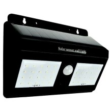 Aplică LED solară cu senzor LED/1,2W/3,7V 6500K IP65
