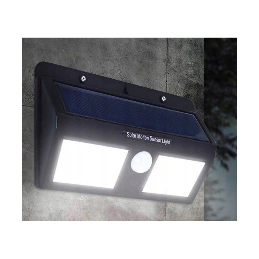 Aplică LED solară cu senzor LED/1,2W/3,7V IP54