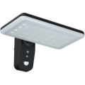 Aplică LED solară cu senzor LED/15W/3,2V 4000K/6000K IP65 negru