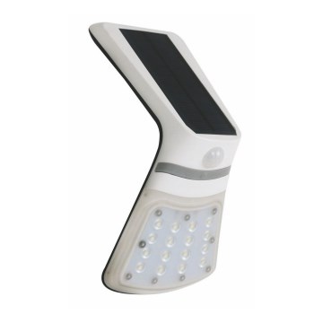 Aplică LED solară cu senzor LED/2W/3,7V 1200 mAh IP65