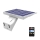 Aplică LED solară cu senzor LED/4,2W/3,7V IP65 albă + telecomandă