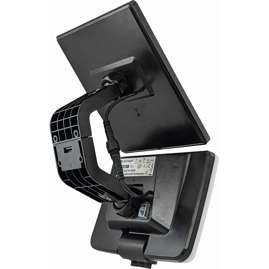 Aplică LED solară cu senzor LED/8W/3,7V 2000 mAh IP54