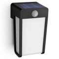Aplică LED solară cu senzor Philips SHROUD LED/2,3W/3,7V IP44