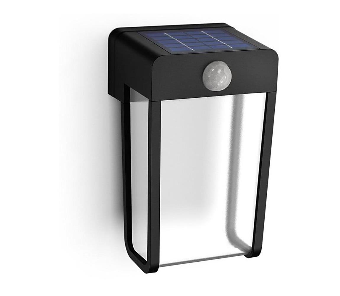 Aplică LED solară cu senzor Philips SHROUD LED/23W/37V IP44