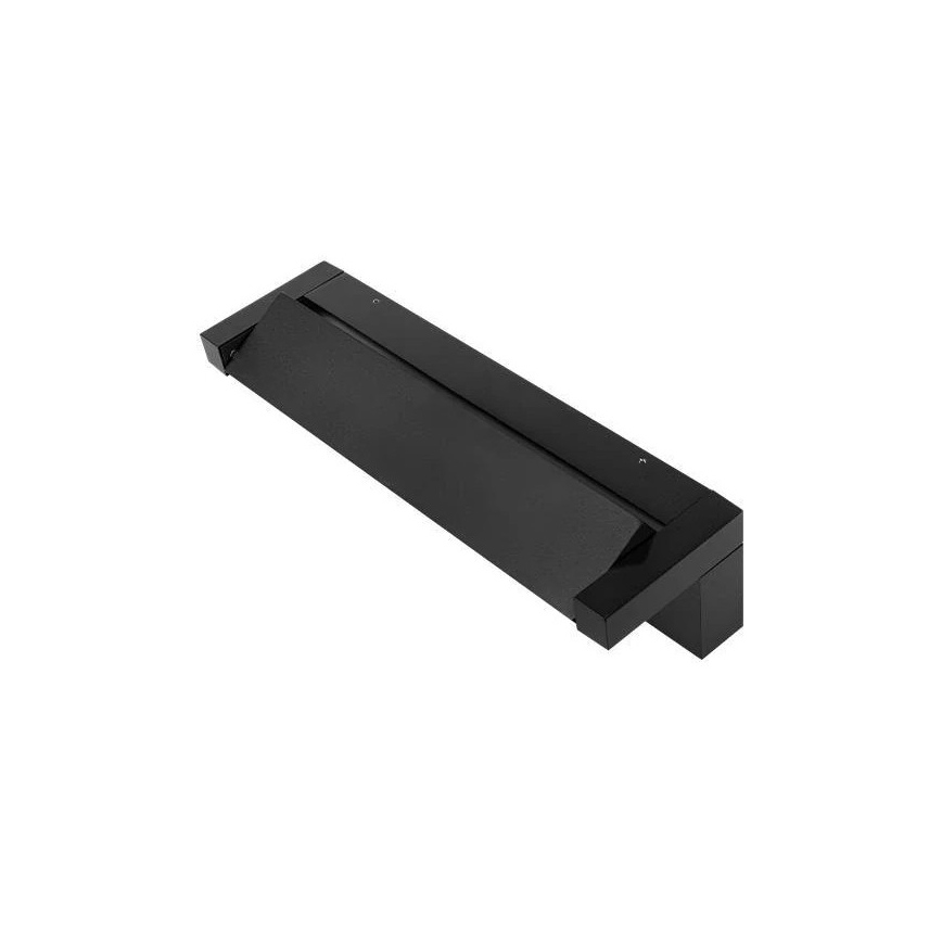 Aplica LED de exterior pentru perete cu senzor de mișcare și senzor crepuscular, 36W, 230V, 3000/4000/6500K, IP54, negru