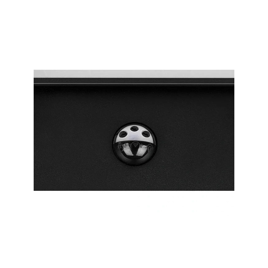 Aplica LED de exterior pentru perete cu senzor de mișcare și senzor crepuscular, 36W, 230V, 3000/4000/6500K, IP54, negru