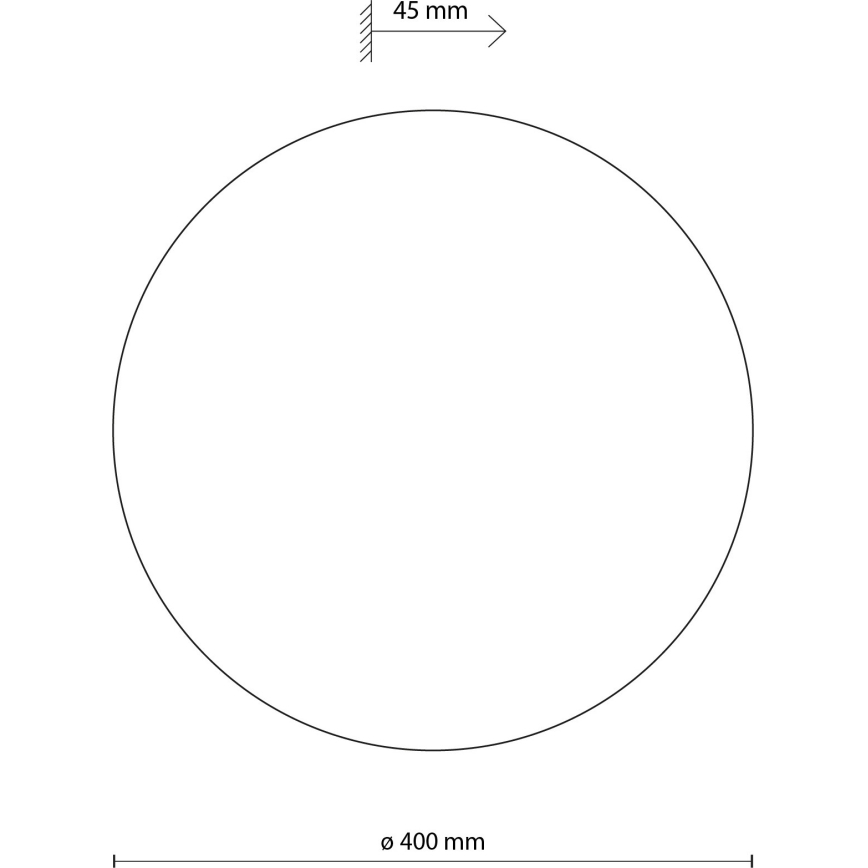 Aplică LUNA 4xG9/8W/230V d. 40 cm maro