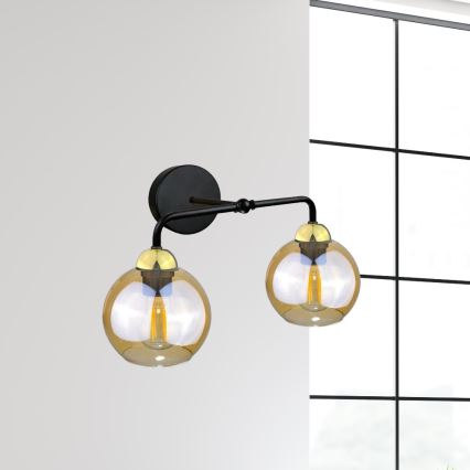 Aplică MELLE GOLD 2xE27/60W/230V