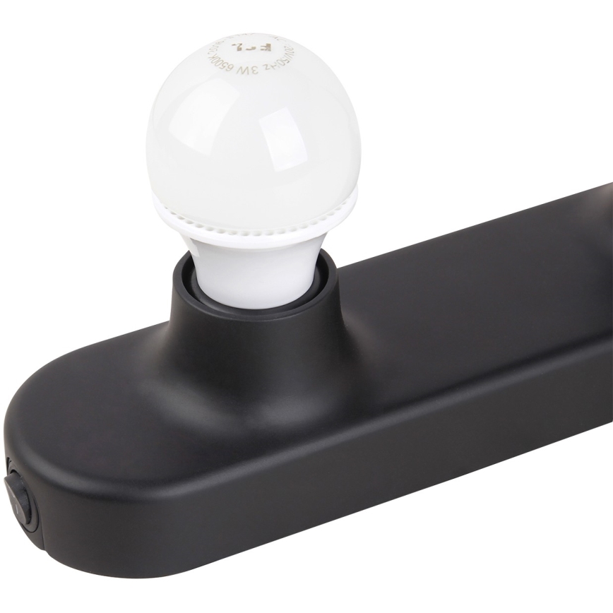 Aplică ONLI HOLLYWOOD 5xE14/6W/230V negru