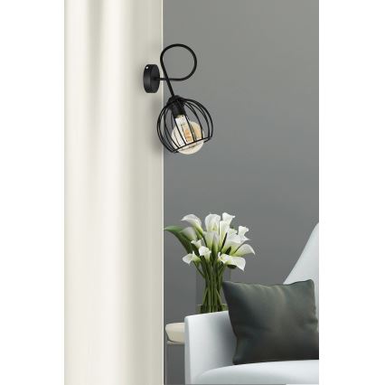 Aplică OXFORD 1xE27/15W/230V neagră