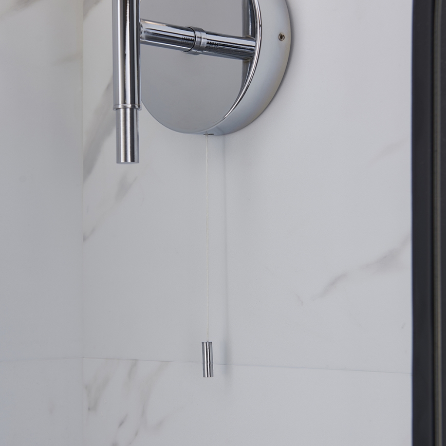 Aplică pentru baie Endon 97171 NATORI 1xG9/3W/230V IP44 crom lucios