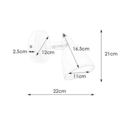 Aplică pentru baie Markslöjd 108082 FJÄLLBACKA 1xG9/20W/230V IP44