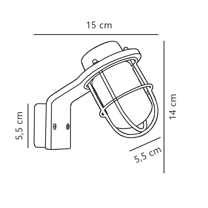 Aplică pentru baie Nordlux MARINA 1xG9/40W/230V IP44 negru